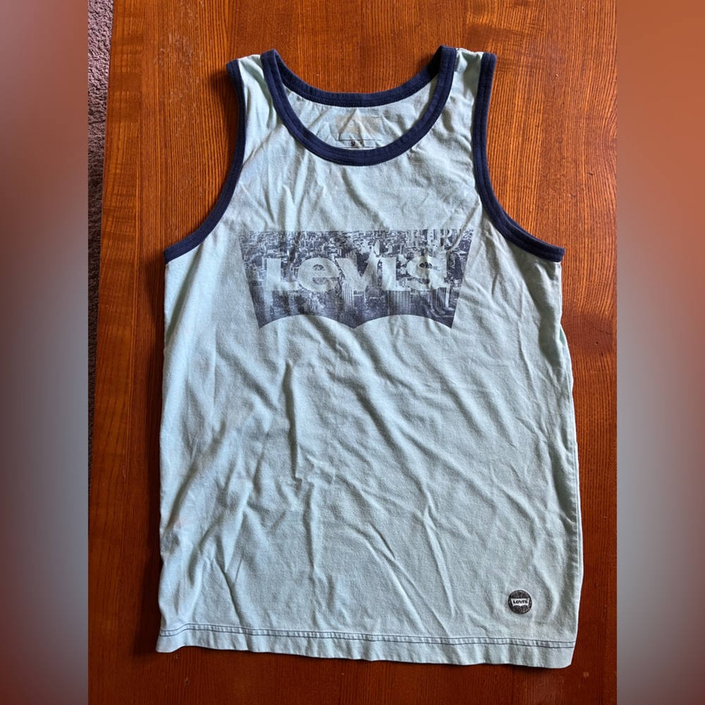 Levi's Blue Tank Top small